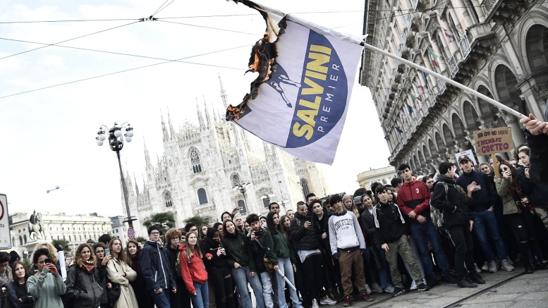 "No Salvini day" a Milano
