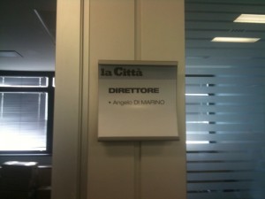 Il mio ufficio nella nuova sede di via San Leonardo 51