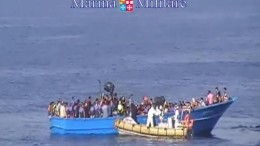 Italian Navy rescue operation