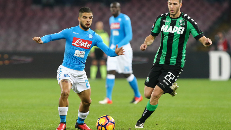 Napoli-Sassuolo 1-1