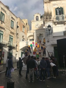 Le riprese del film "Bheeshma" in Costa d'Amalfi