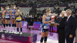 Pallavolo: Mattarella premia Conegliano